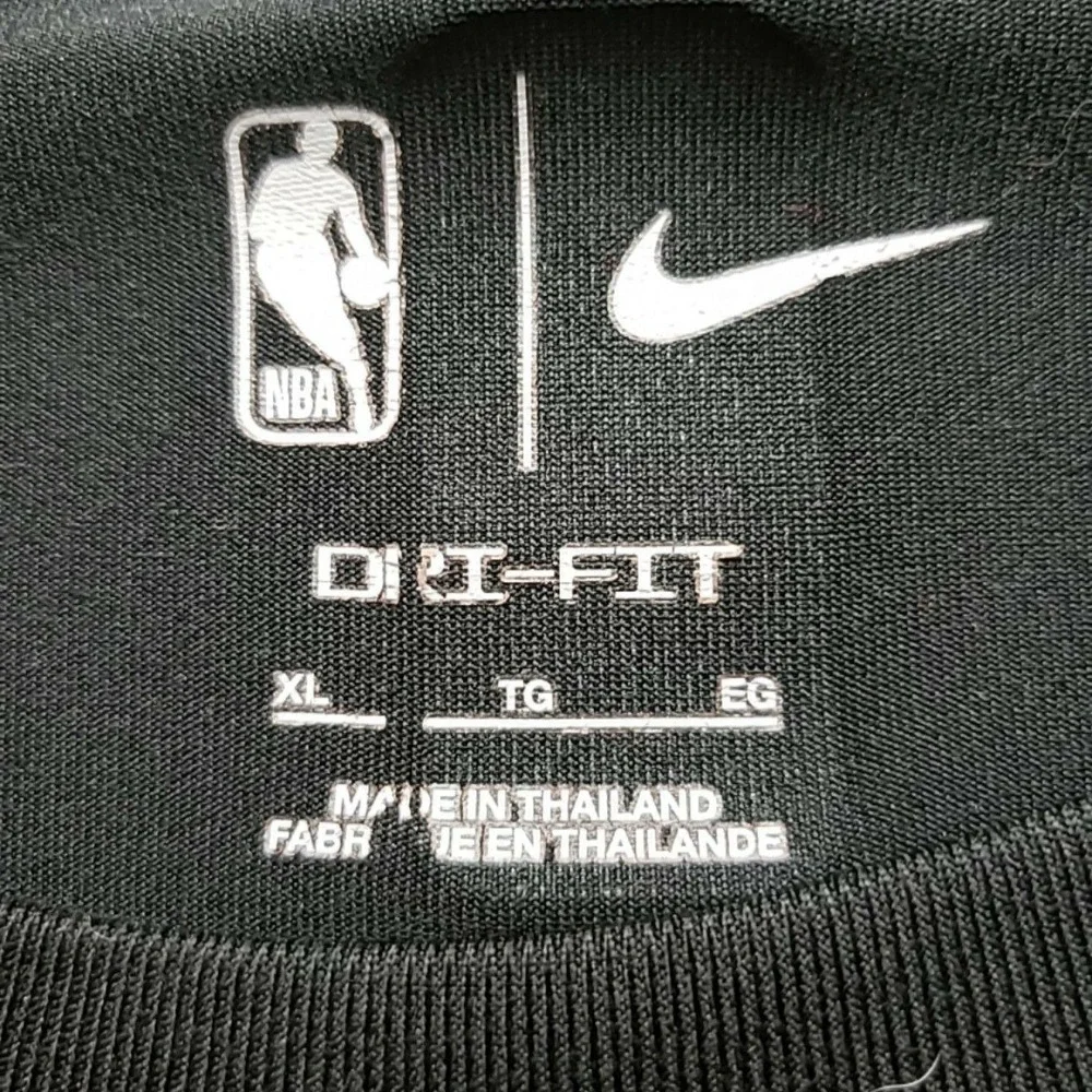 Utah Jazz Shirt Mens XL Black NBA Basketball Nike Dri Fit UTAH Graphic Tee